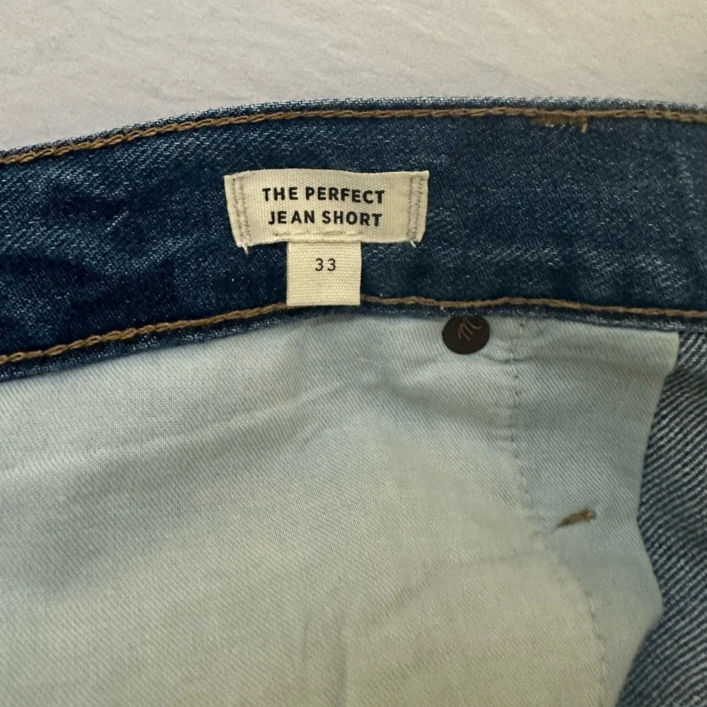 NWT Madewell Women's The Perfect Jean Denim Shorts - L4401 Size W33 - Picture 16 of 16